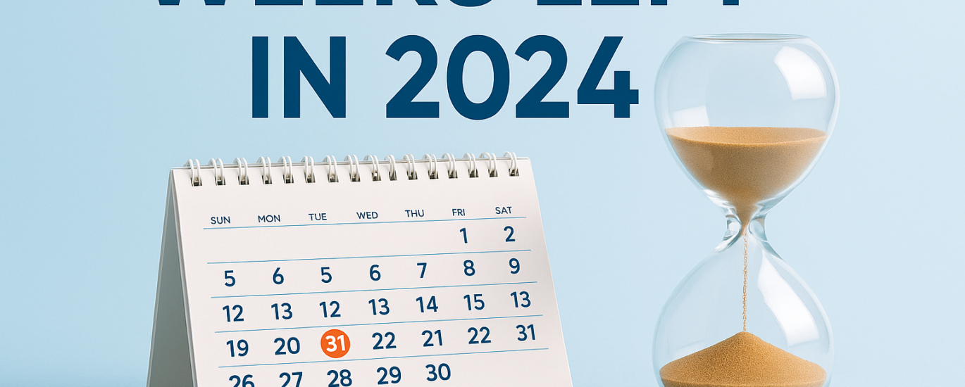 how many weeks left in 2024