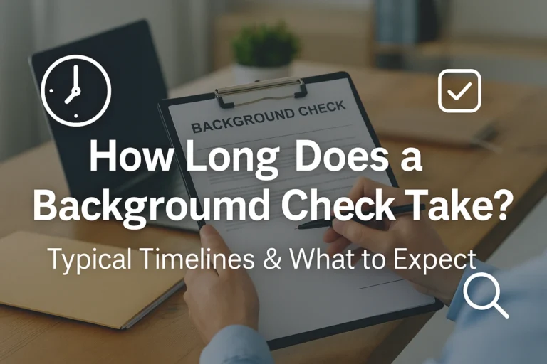 How Long Does a Background Check Take? Typical Timelines and What to Expect
