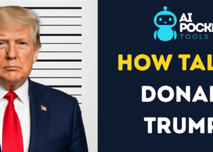 Donald Trump standing beside a height chart with text showing how tall he is in 2025